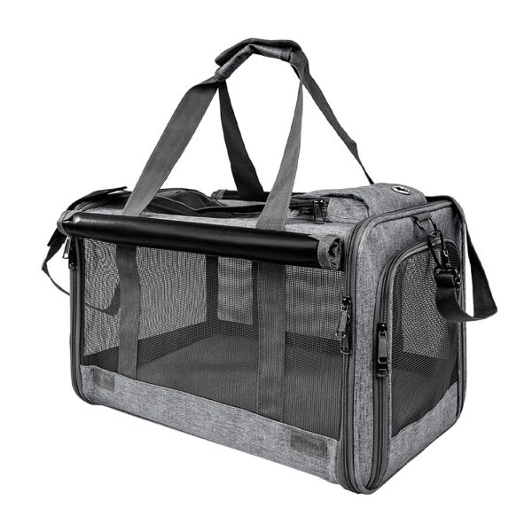 Premium Soft-Sided Pet Carrier For Large Medium Cats And Dogs Travel Safe Secure