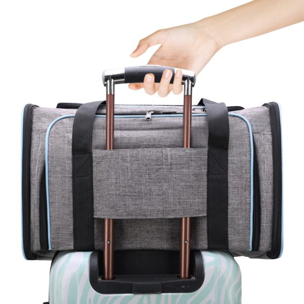 Pet Carrier Large Airline Approved, Expandable Cat Carrier Bag For Vet Visits And Traveling Pet Carrier Large Airline Approved, Expandable Cat Carrier Bag For Vet Visits And Traveling