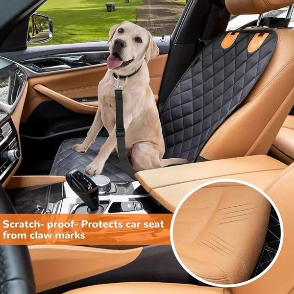 Pet Front Seat Cover For Dogs Car Durable Waterproof Heavy Duty Scratching Proof Seat Covers