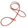 Pet Genuine Leather Leash Slip Lead Adjustable Dog Training Leash For Small Dogs