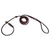 Lightweight Adjustable Durable Pet Genuine Leather Slip Lead For Small Medium Dogs Lightweight Adjustable Durable Pet Genuine Leather Slip Lead For Small Medium Dogs