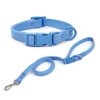 Pet PVC Dog Collar And Leash Set Quick Release Buckle Durable And Easy To Clean