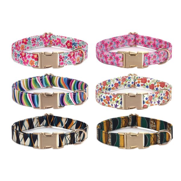Dog Collar Durable Metal Buckle Adjustable Soft Collar For Small Medium Large Dogs