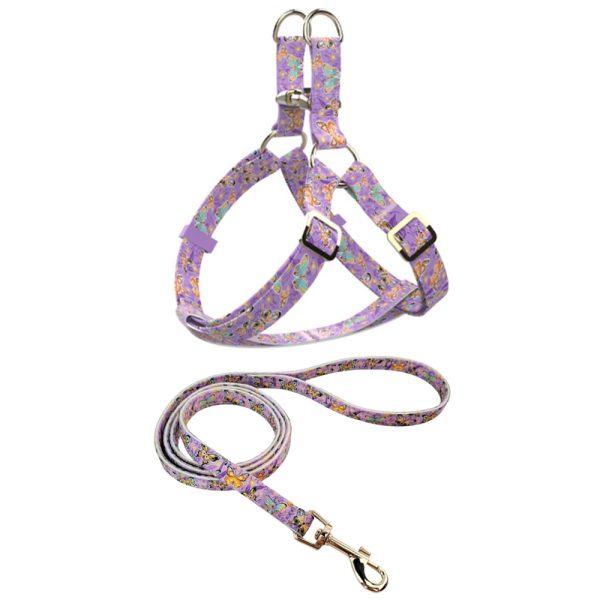 Durable Nylon Pet Leash And Harness Set Adjustable Comfortable For Small Large Dogs