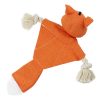 Dog Plush Toy Durable Cotton Orange Fox Soft Squeaky Fun Interactive Chew Toy Dog Plush Toy Durable Cotton Orange Fox Soft Squeaky Fun Interactive Chew Toy