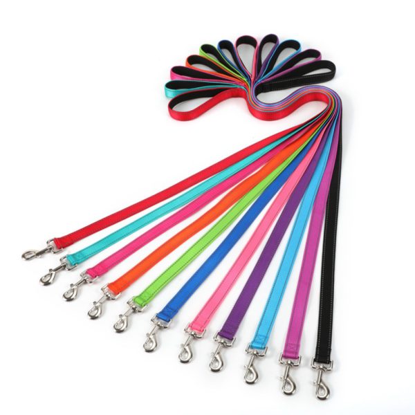 Durable Pet Nylon Leash Soft Handle Adjustable Length Safe For Dogs Cats Walking Durable Pet Nylon Leash Soft Handle Adjustable Length Safe For Dogs Cats Walking