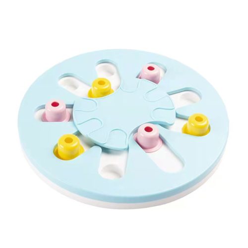 Pet Puzzle Toy IQ Training For Dogs Cats Round Interactive Brain Games Fun Toy