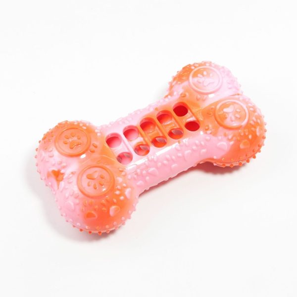 TPR Pet Chew Bone Toy Treat Dispensing Slow Feeding Teeth Cleaning Bite-Resistant Dog Toy TPR Pet Chew Bone Toy Treat Dispensing Slow Feeding Teeth Cleaning Bite-Resistant Dog Toy