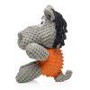 Dog Plush Toy Donkey Squeaky Chew Teething Interactive Toy Leakage Food Toy Dog Plush Toy Donkey Squeaky Chew Teething Interactive Toy Leakage Food Toy