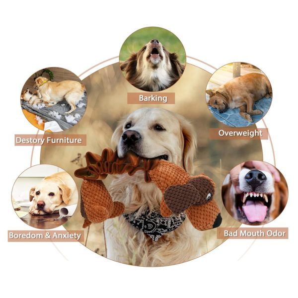 Dog Plush Toys For Large Dogs With Squeaky And Crinkle Paper Interactive Pull Chew Toys Dog Plush Toys For Large Dogs With Squeaky And Crinkle Paper Interactive Pull Chew Toys
