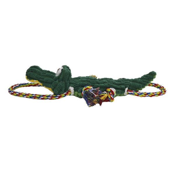 Plush Crocodile Dog Toy Soft Durable Chew Toy For Dogs Interactive Playtime Companion