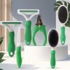 Dog Face Comb Flea Comb Fine Tooth Tear Stain Remover Removes Crust Mucus Stains Grooming Comb
