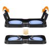 Raised Dog Food Bowl Set Elevated Silicone Pet Food Bowl With Stand For Dogs And Cats