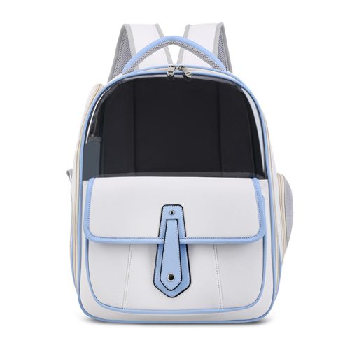 Portable Pet Travel Backpack Soft Breathable Carrier Bag for Outdoor Adventures